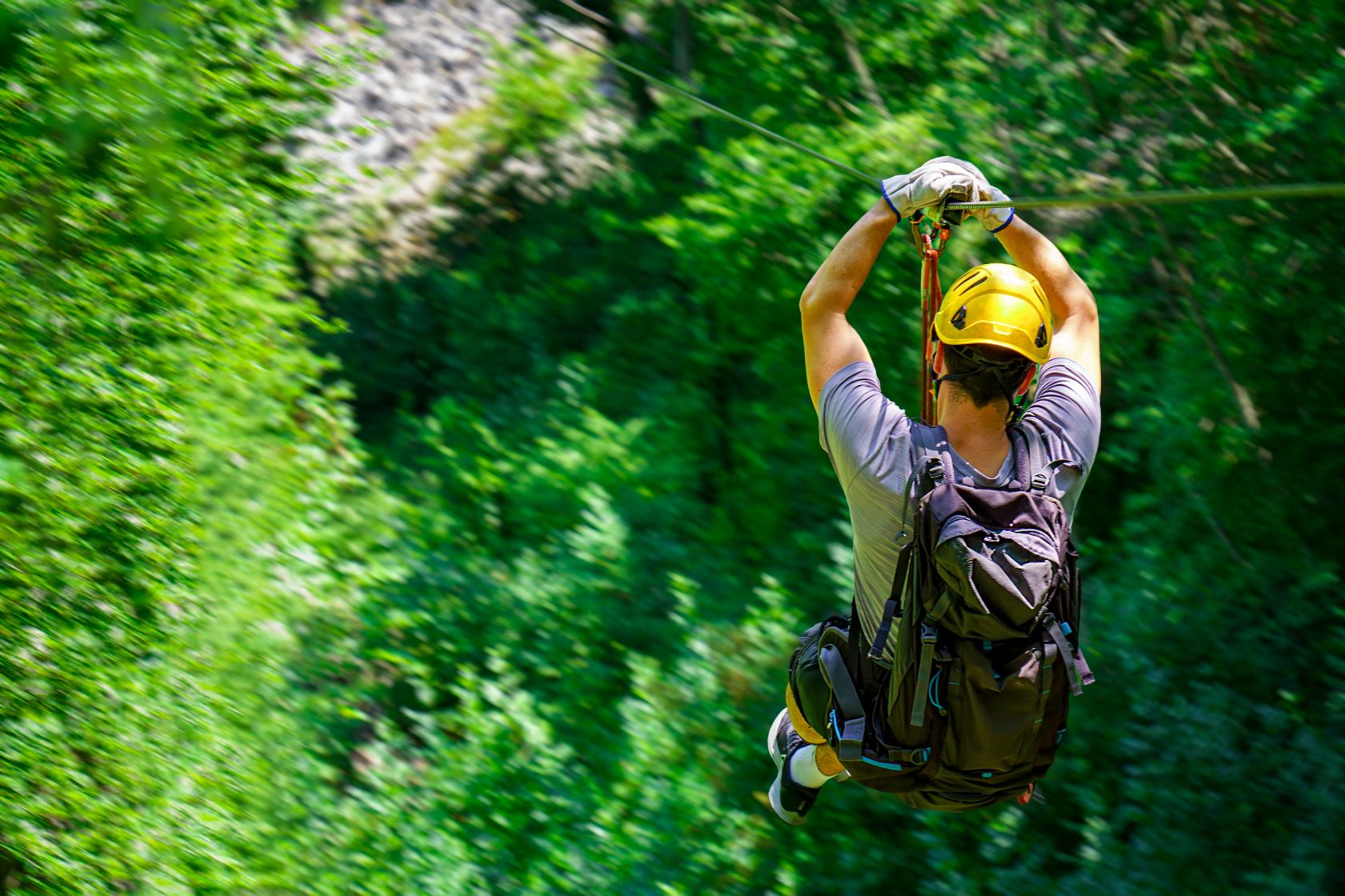 Zipline Across the Ganga